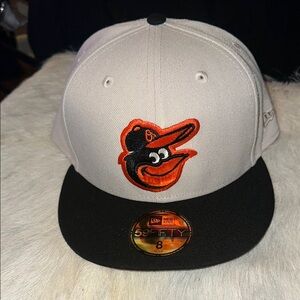 New Era Orioles Cap - Black and Cream